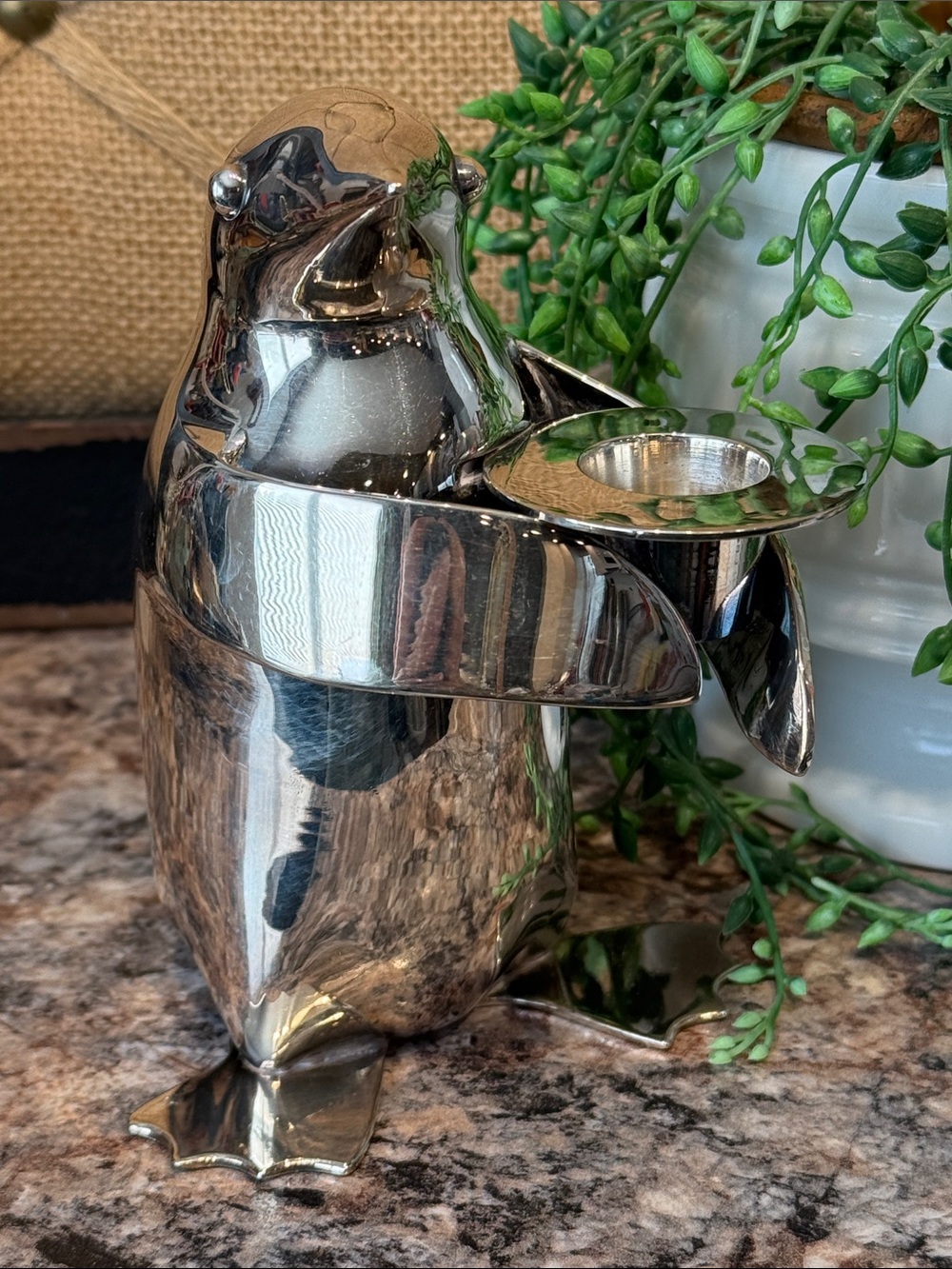 Restoration Hardware Penguin Candle Holder